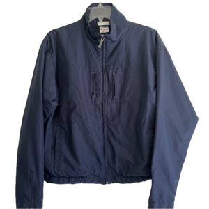 Reebok Navy Jacket Fullzipper Windbreaker Womens M
